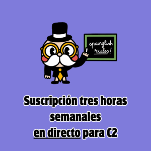 - PAGO PRIMER MES- Modalidad en DIRECTO 3 horas (C2)